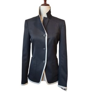 Rag & Bone 0 Bromley wool blend Blazer tipped
